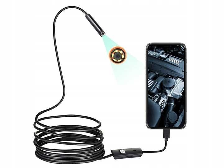 NOWA Kamera inspekcyjna android PC USB endoskop 5m