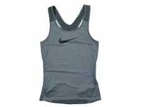NIKE Dri Fit Koszulka Tank Top Damska Szara Logo r. S