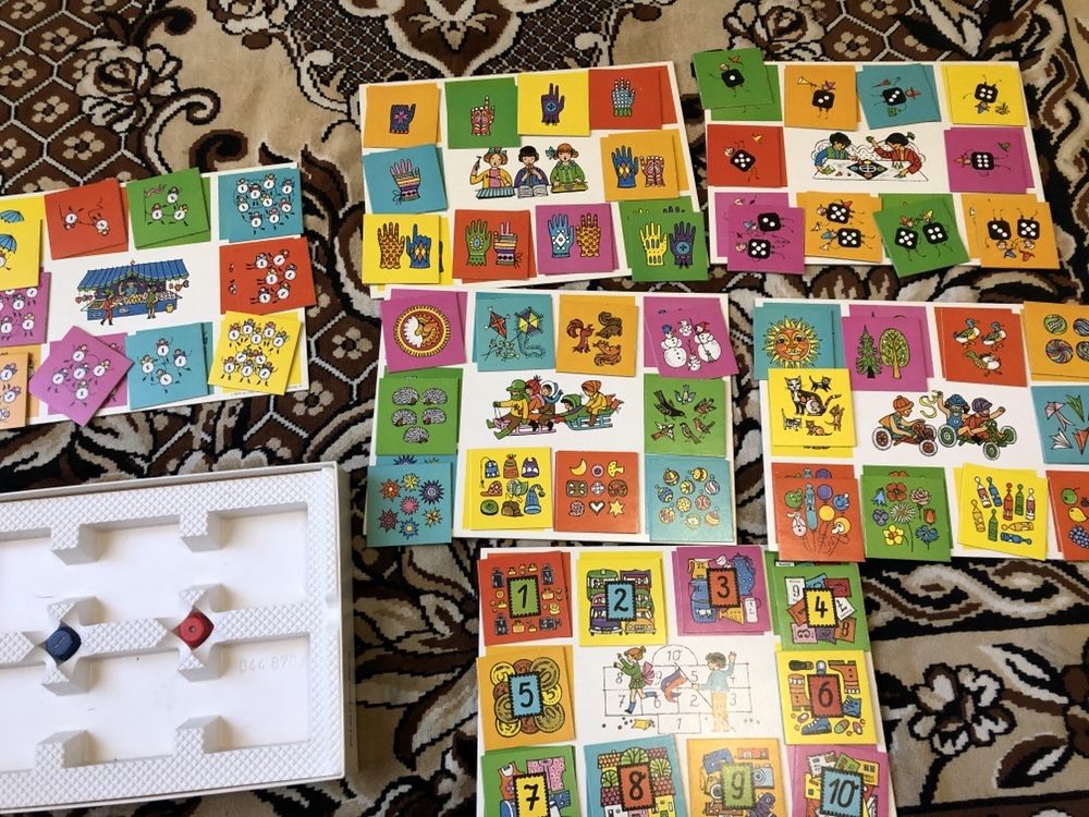 Настольная игра, лото, изучение цифр-чисел, Ravensburger