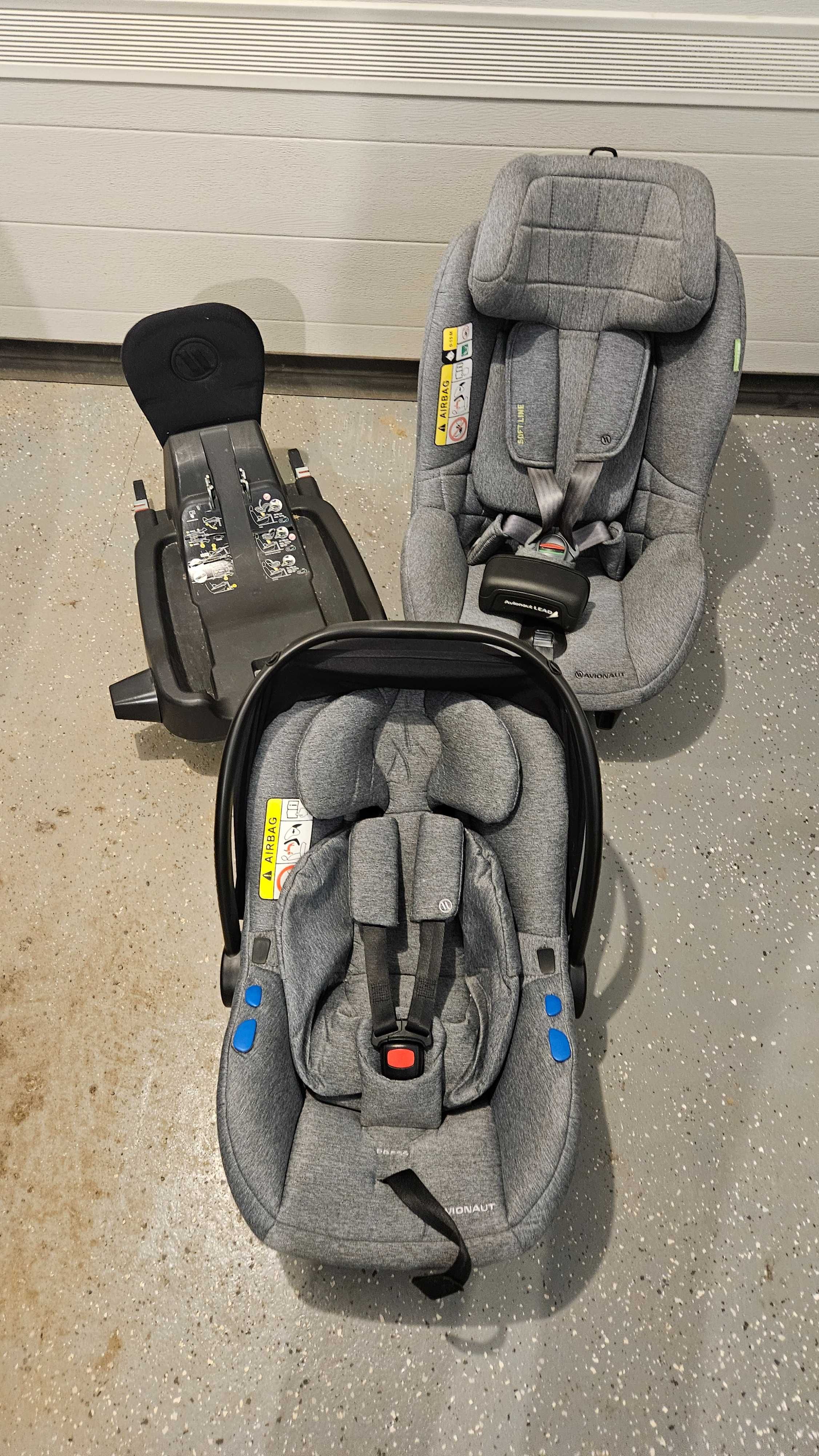 Avionaut pixel + aerofix + baza Iq isofix (zestaw 0-18 kg)