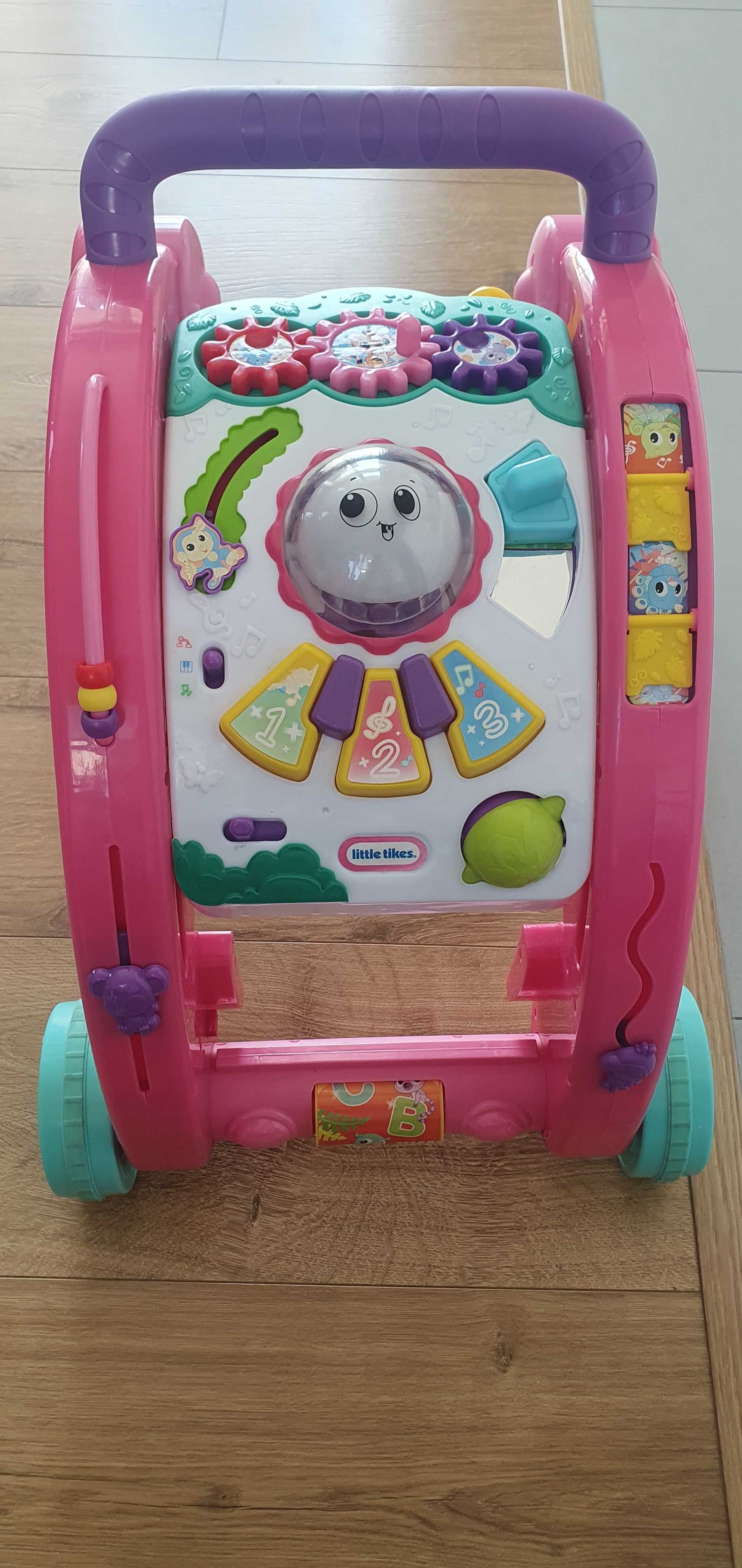 Chodzik 3w1, Pchacz, Little Tikes-różowy