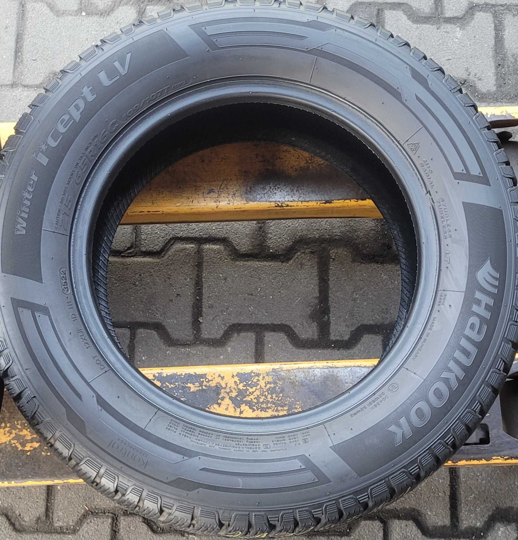 2x Opony 215/65 R16C 109/107T Hankook WiNter i*cept LV RW12 #3578