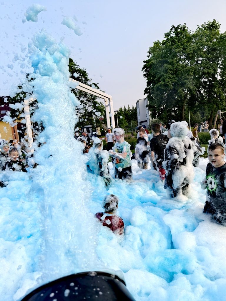 Dmuchaniec, dmuchańce, zjeżdżalnia, popcorn, wata cukrowa