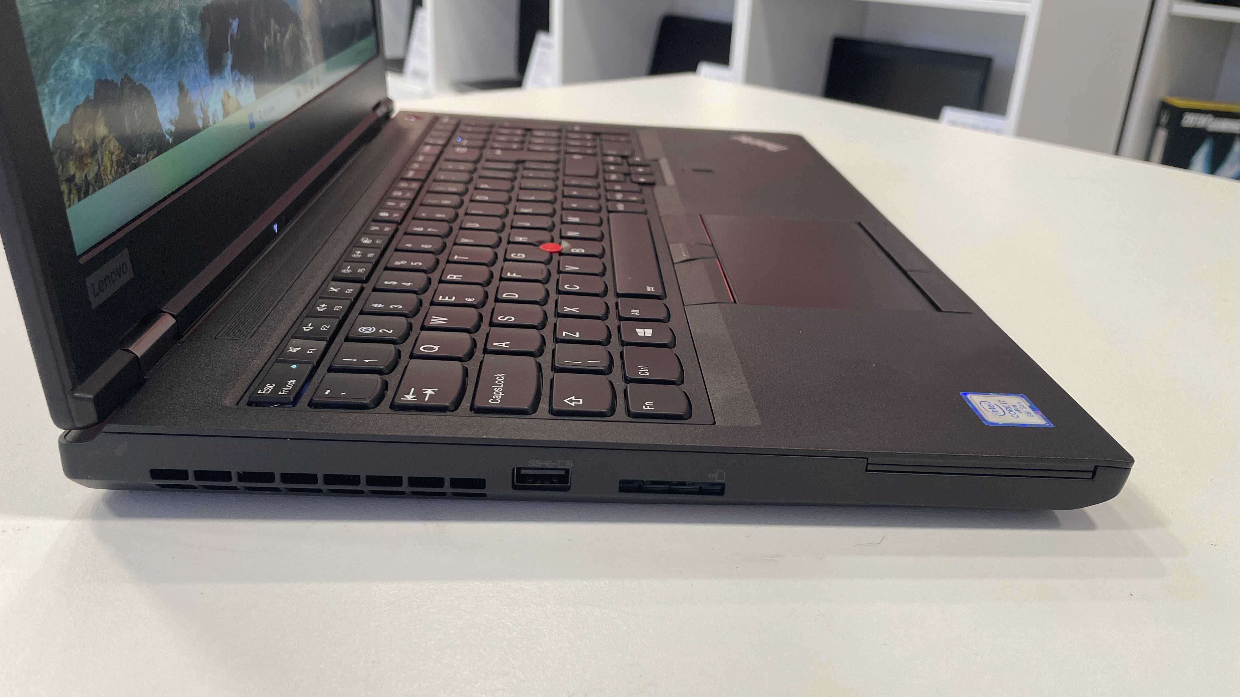 Mocny Wydajny Lenovo P52 15” i7-8gen 32GB 512SSD nVidia HDMI RATY 0%