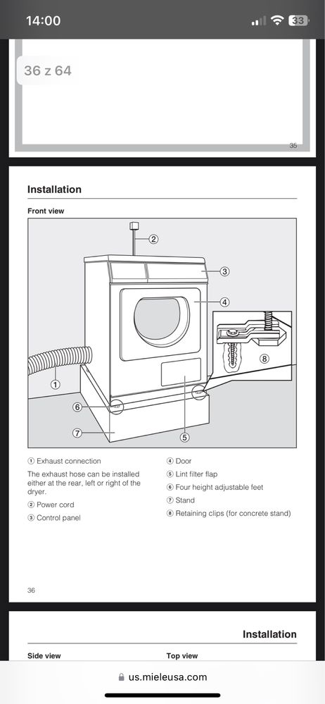 Suszarka Miele Professional PT 7136 Plus