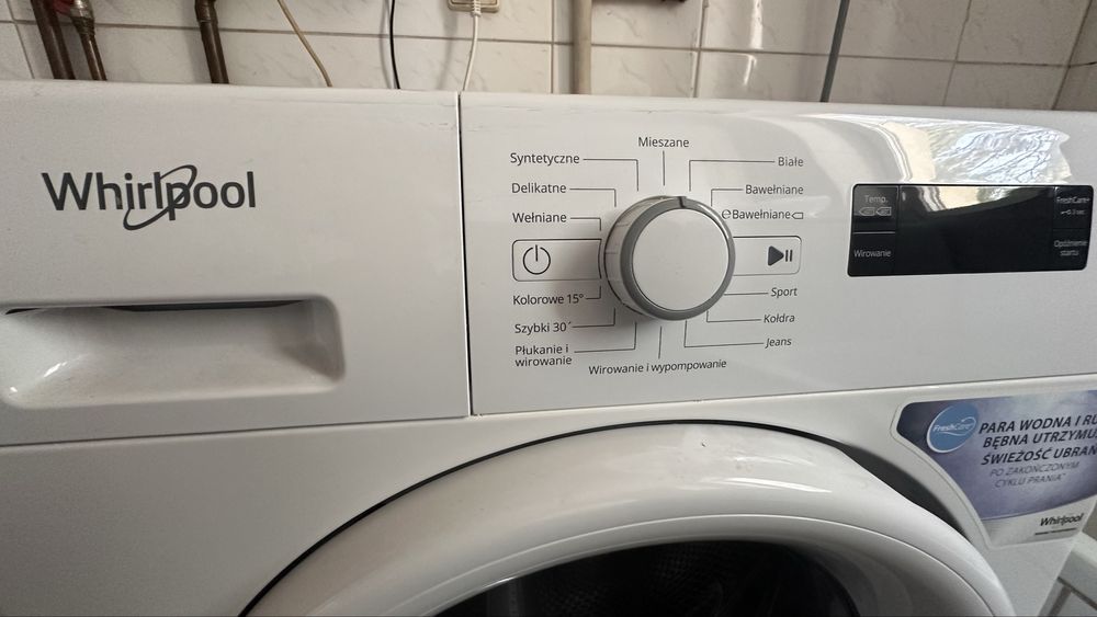 Pralka i suszarka WHIRLPOOL - nowa, używana tylko dwa razy, POLECAM!