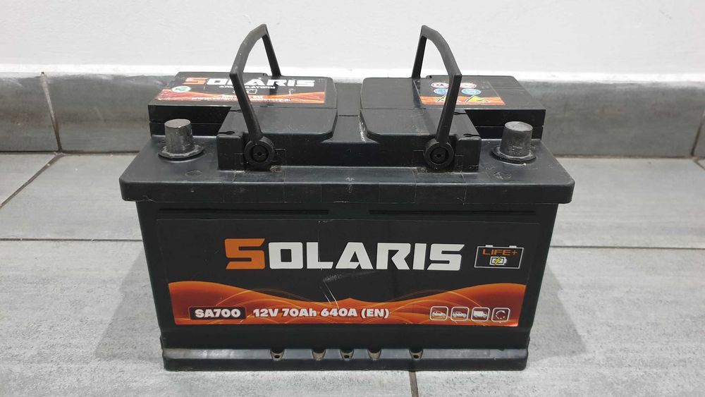 Akumulator używany SOLARIS 12V 70AH 640A