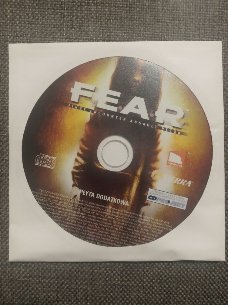 Gra FEAR F.E.A.R. Extra klasyka komputerowa  DVD PC