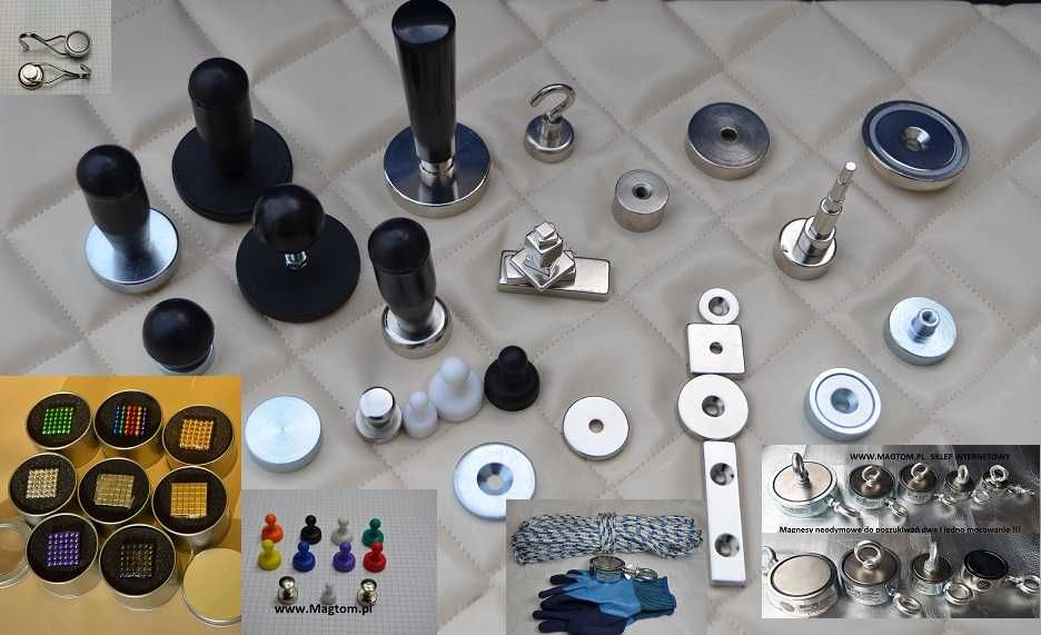 Magnes neodymowy w obudowie do skupu złomu lub na lodówkę