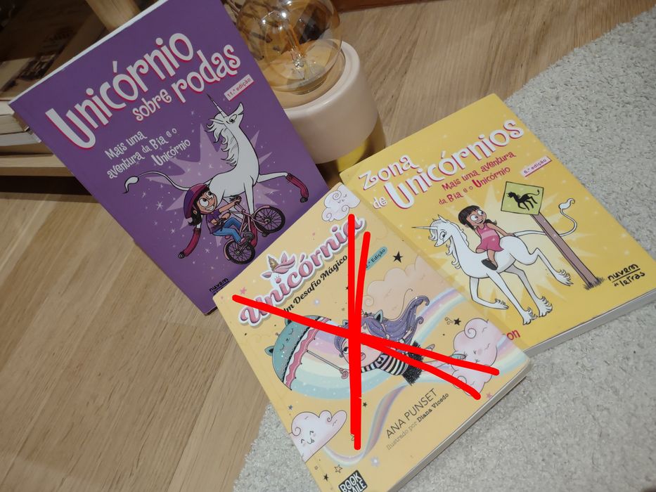 Conjunto 2 Livros Unicórnio, Zona Unicórnio