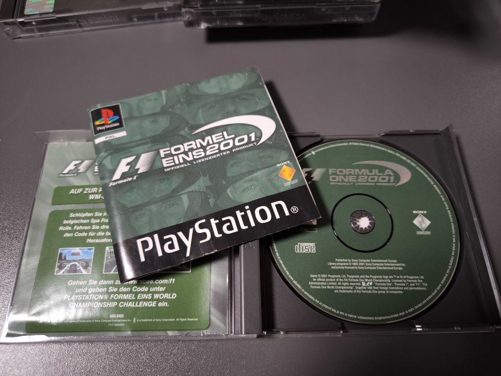Formel eins 2001 PlayStation 1 ps1 psx formuła