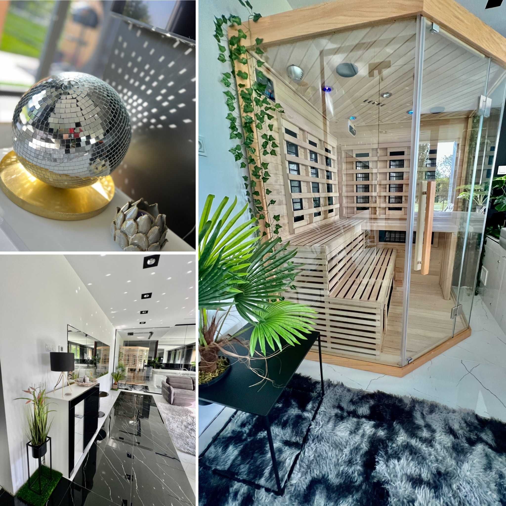 Luksusowy apartament VIP na doby dla Dwojga - prywatne Jacuzzi i Sauna