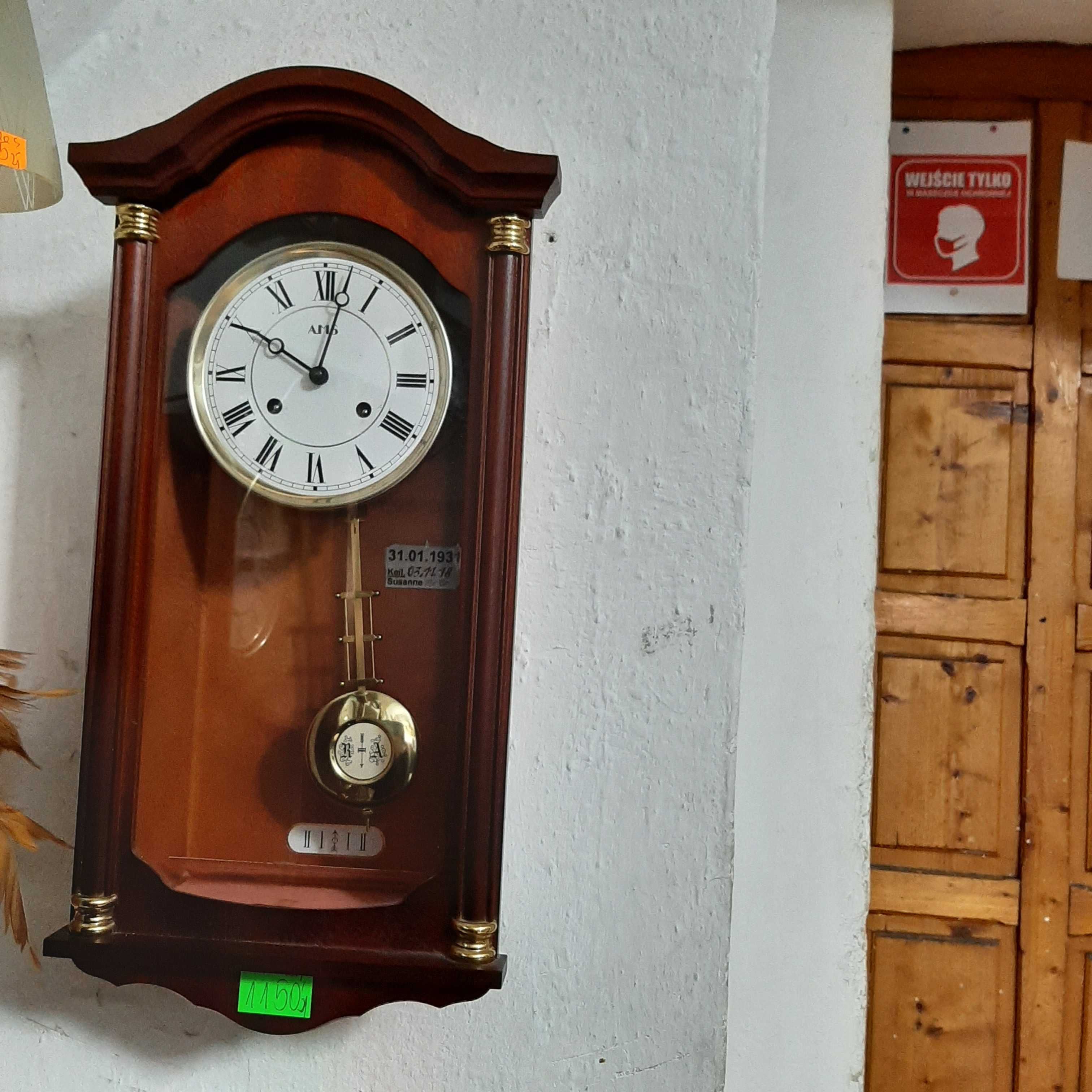Zegar AMS.Nakręcany,i wagowy.