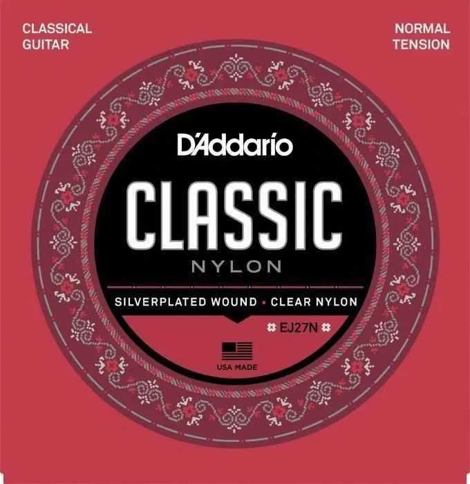 Struny do gitary klasycznej Nylon D'Addario EJ27N