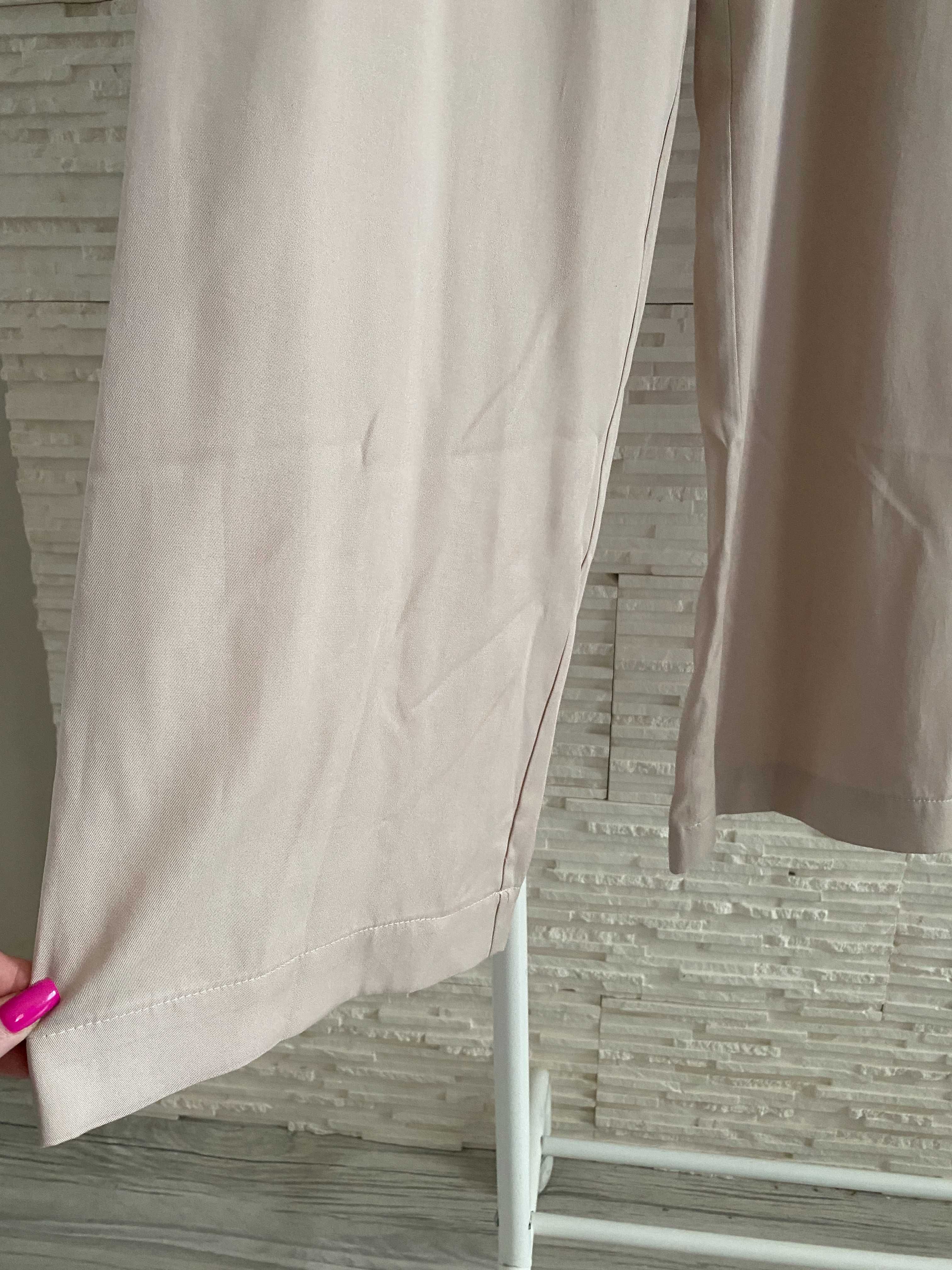 Lemonada nowe bezowe spodnie szwedy bawełna S-M