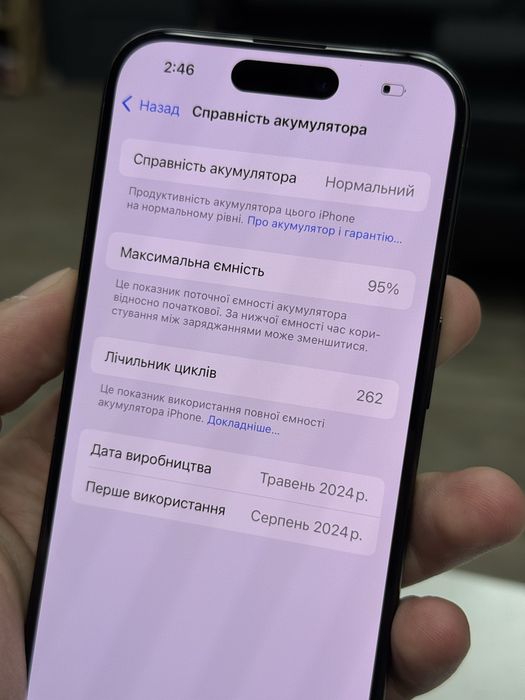 iPhone 15 Pro 256gb Black Titanium Neverlock з Гарантією!