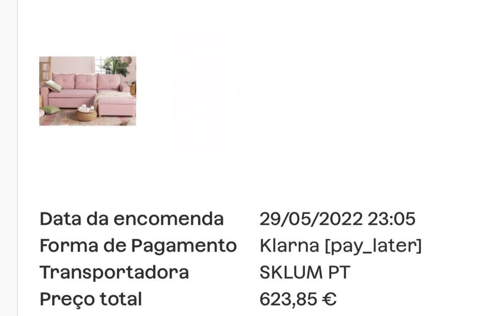 Sofá-cama Chaise Longue 3 Lugares