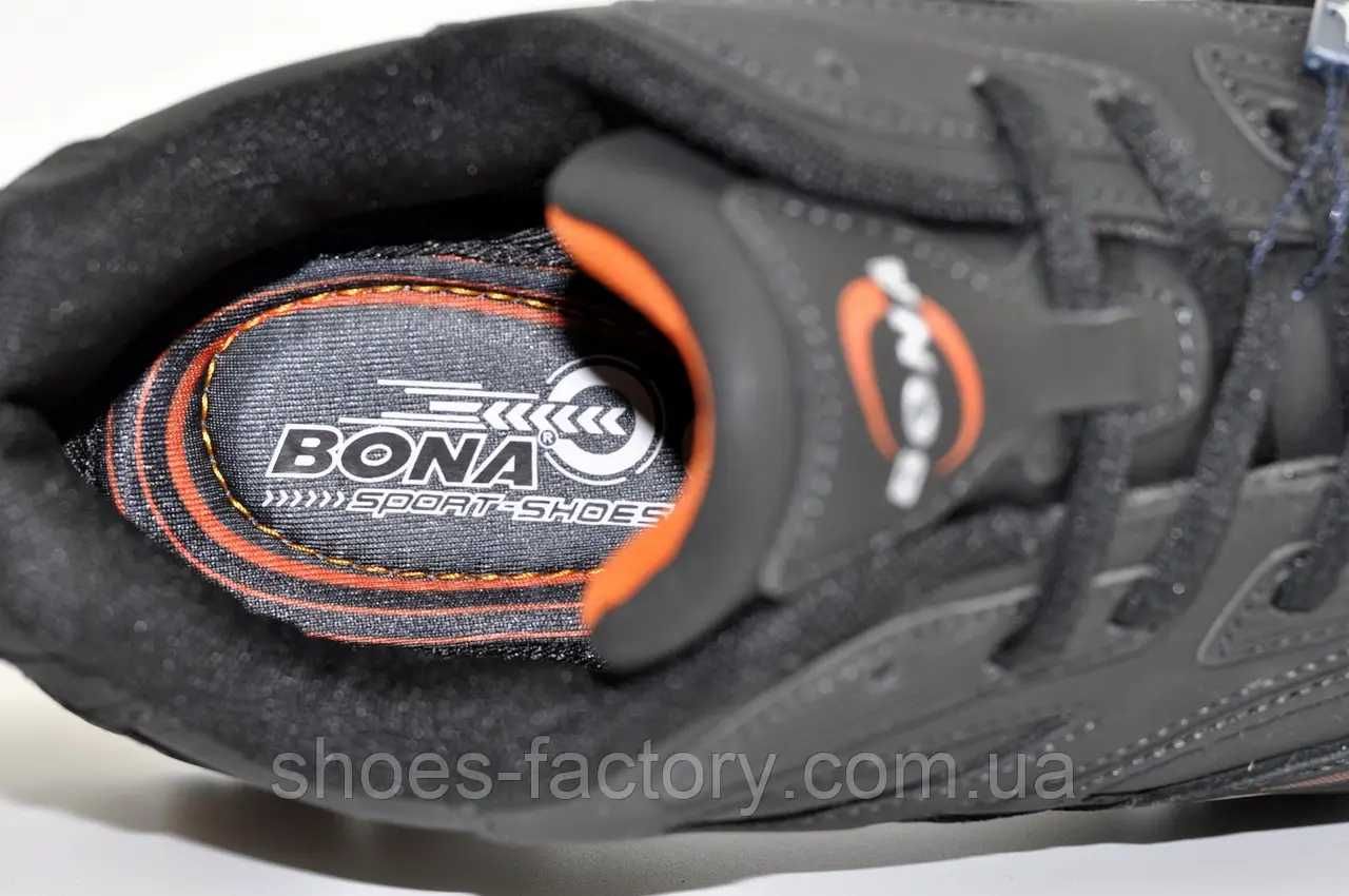 Кросівки Bona чоловічі Бона чорні код 801S