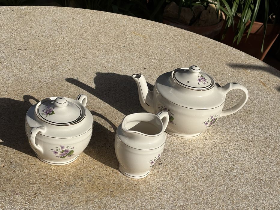 Conjunto de chá Sacavém numerado