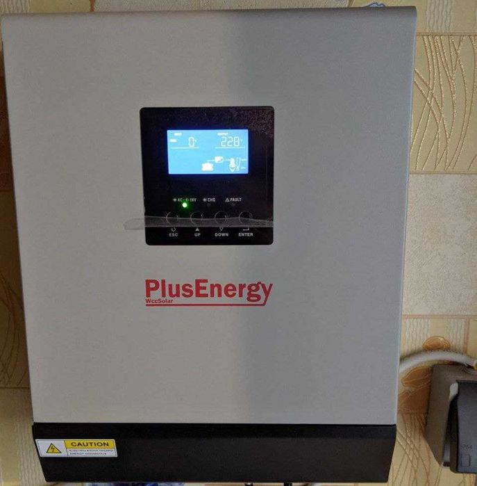 Гібридний Інвертор 3KW + Акум GEL 200AH. ємність Delta pro / Delta max