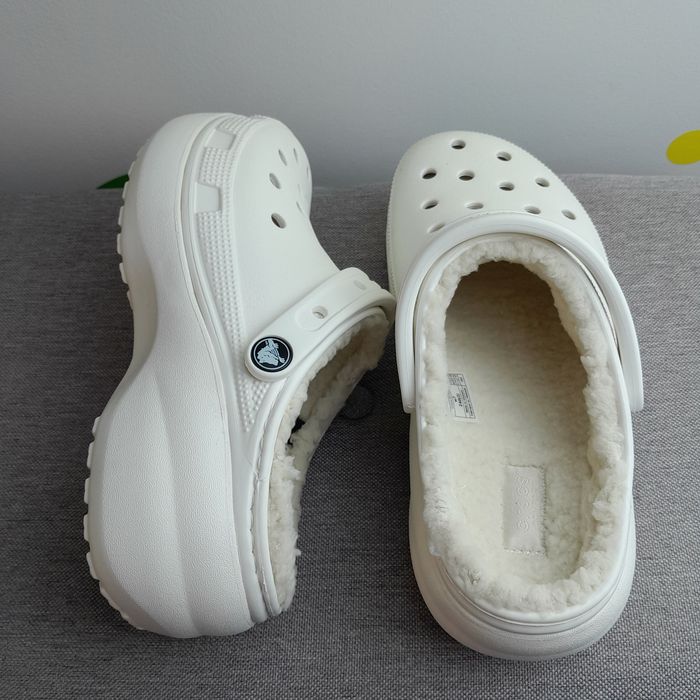 Новинка ! Жіночі утеплені крокси Crocs Classic Platform Lined Clog роз
