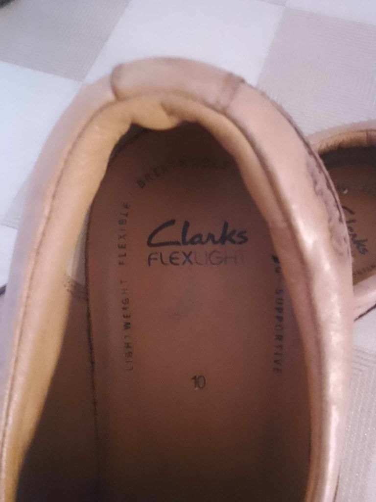 Mokasyny Clarks skórzane