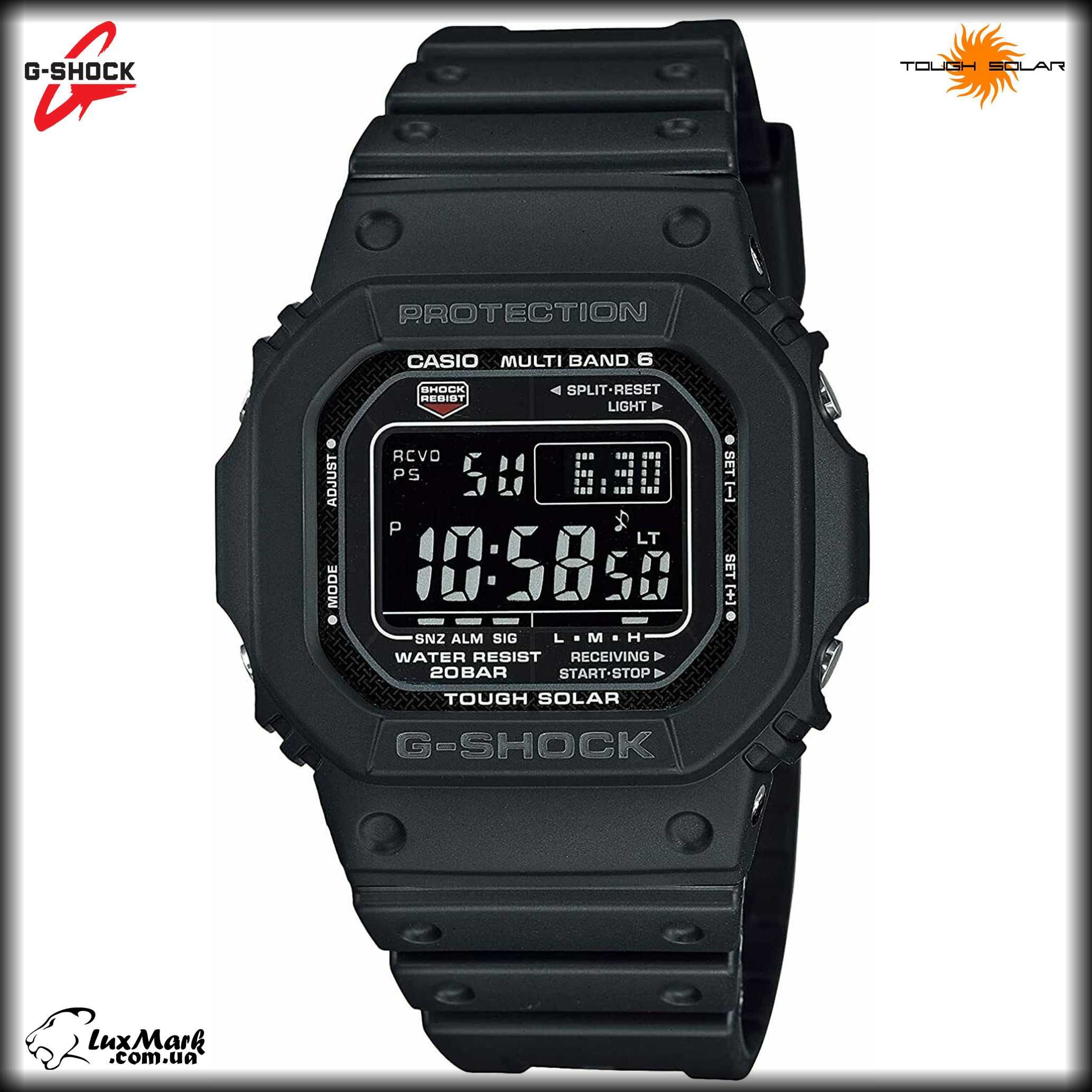 Часы мужские Casio G-Shock GW-M5610U-1B Tough Solar