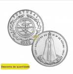 Moeda de prata de 1917 de aparições de Nª Sª de Fátima de 2017