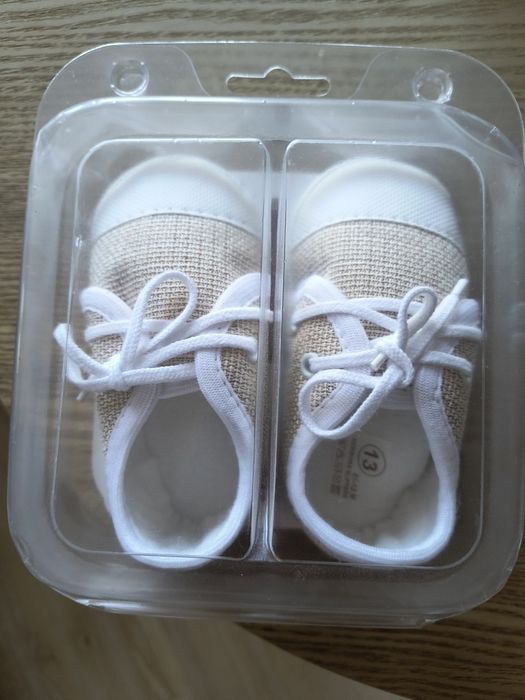 Buciki do chrztu chłopięce 13