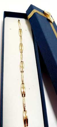 Bransoletka złota 585  18 cm