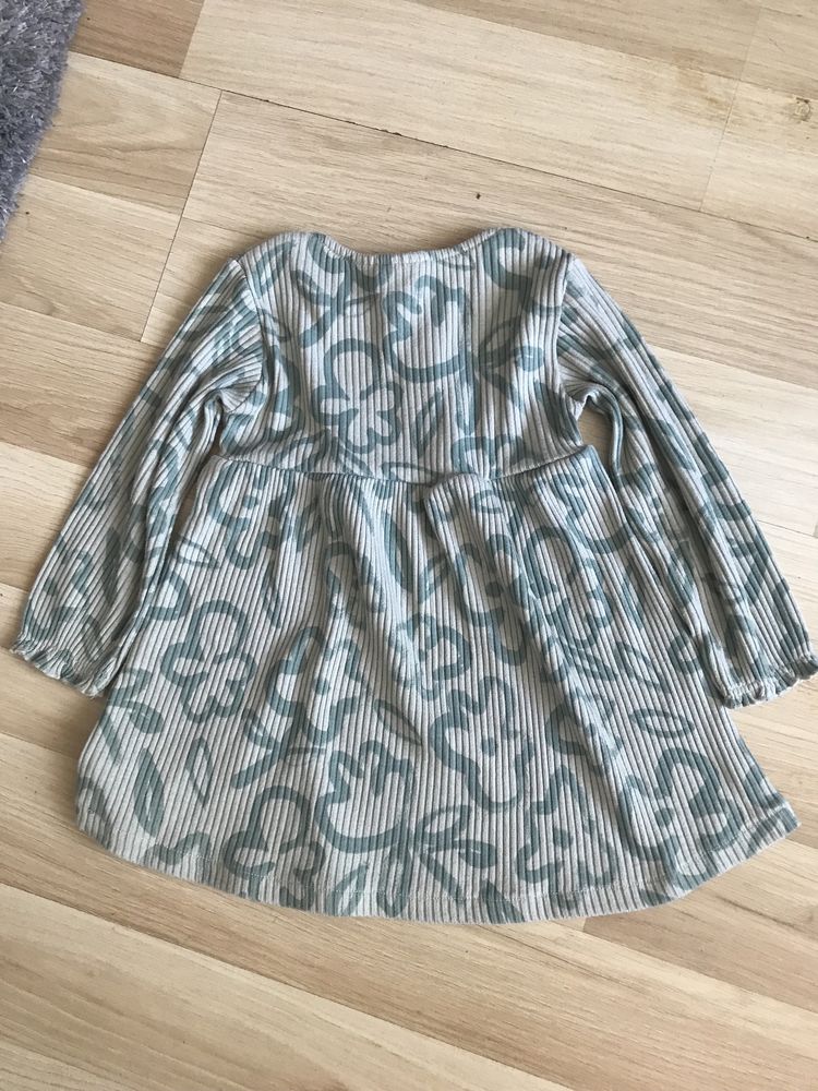 Sukienka Zara z dł rękawem r. 98