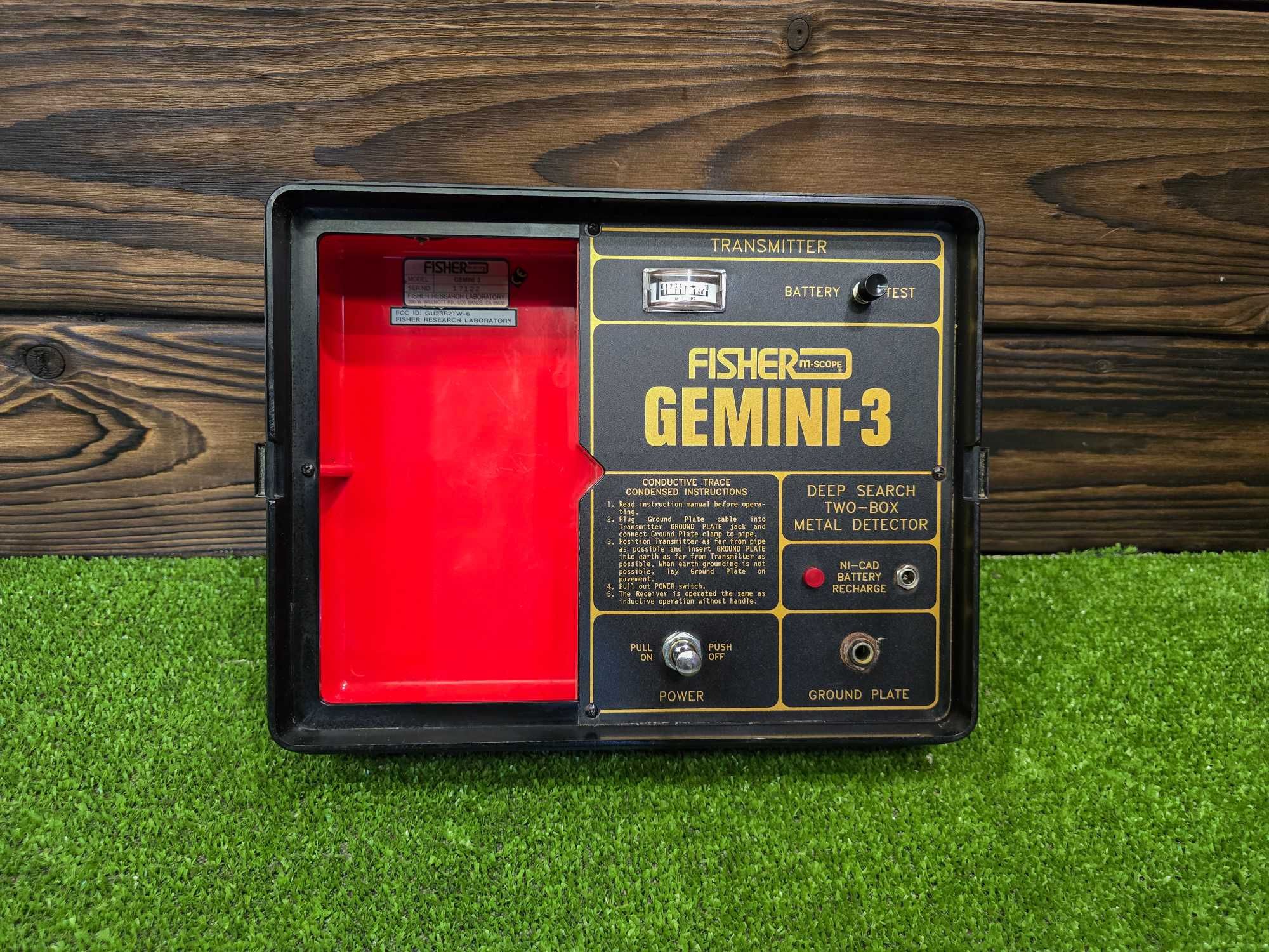 Глибинний металошукач Fisher GEMINI 3