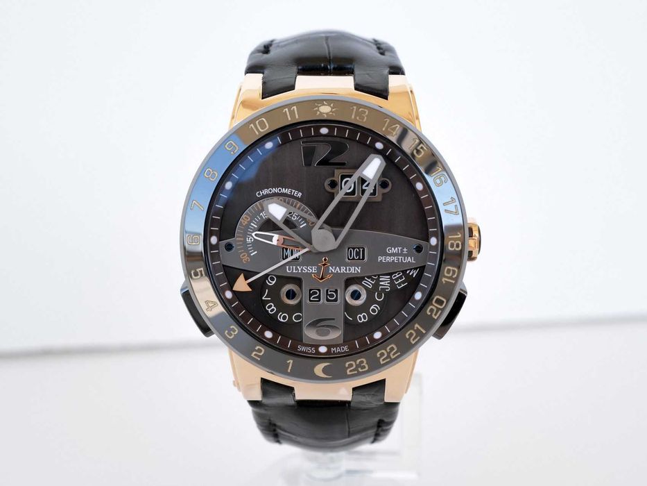 Ulysse Nardin Executive Perpetual Limited Edition 18K Rose Gold 43mm