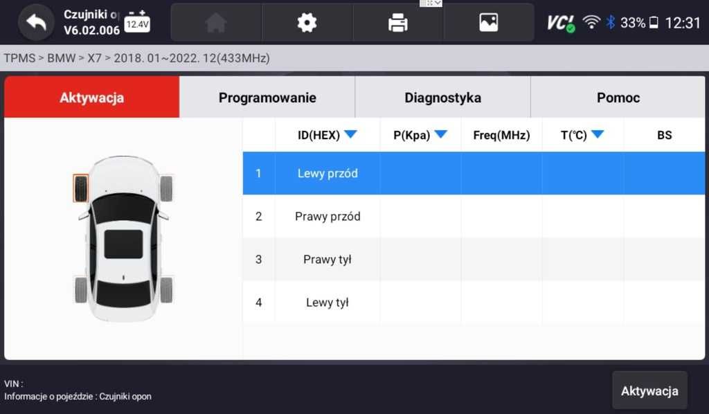 Tester diagnostyczny AUTOXSCAN RS910 PRO TS