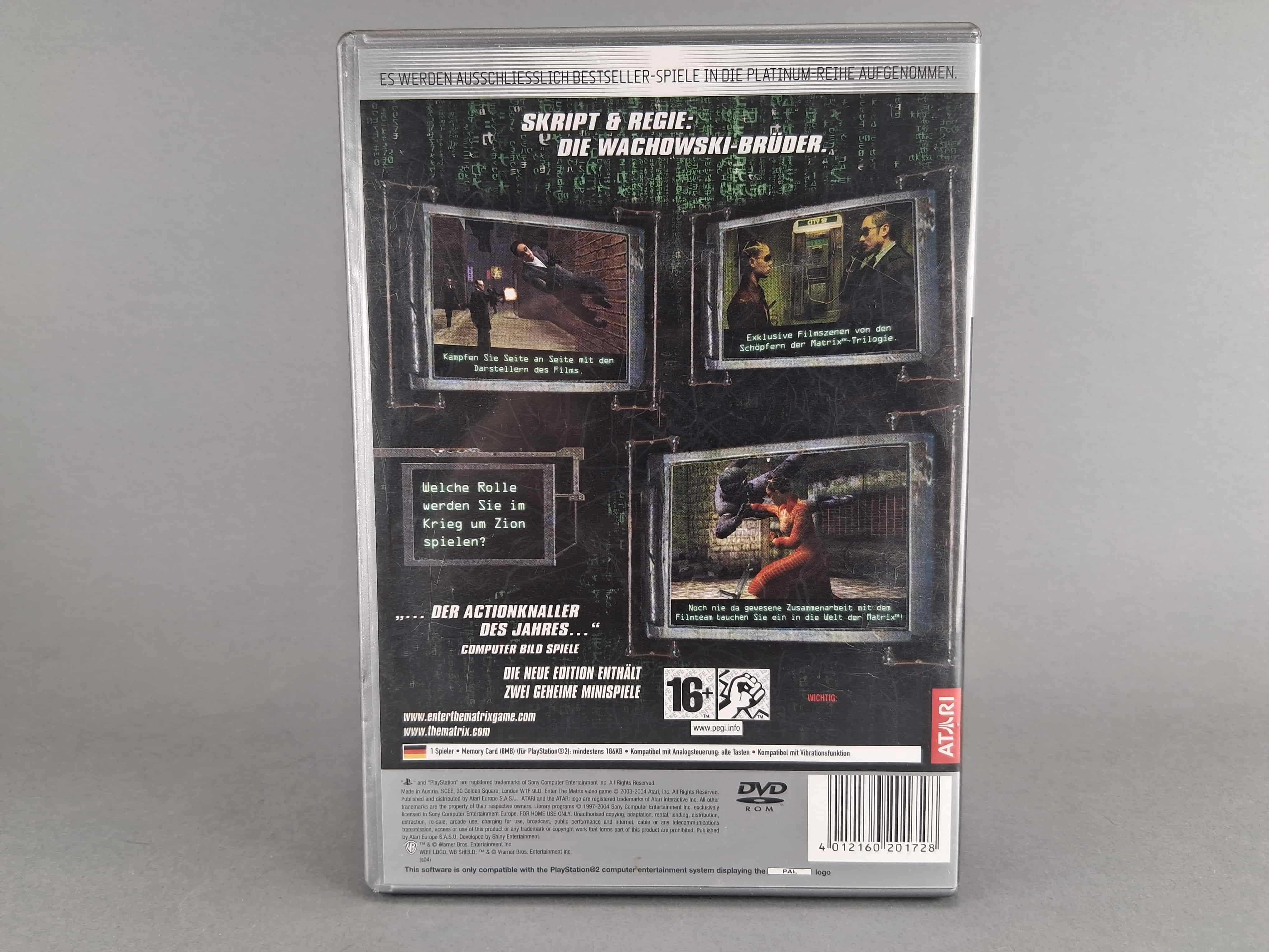 N024 Gra PS2 Enter The Matrix Platinum Playstation 2 Kompletna