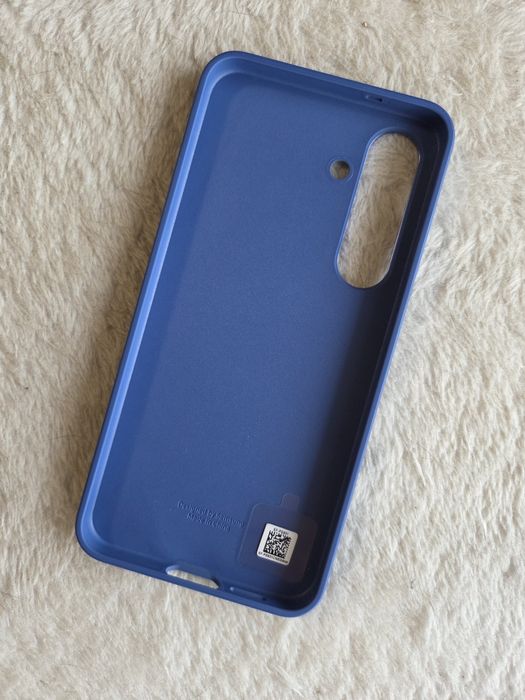 Capa Samsung S25 (Silicone azul) - Nova