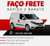 Frete e pequenas mudanças