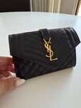 YSL Envelope Leather Wallet