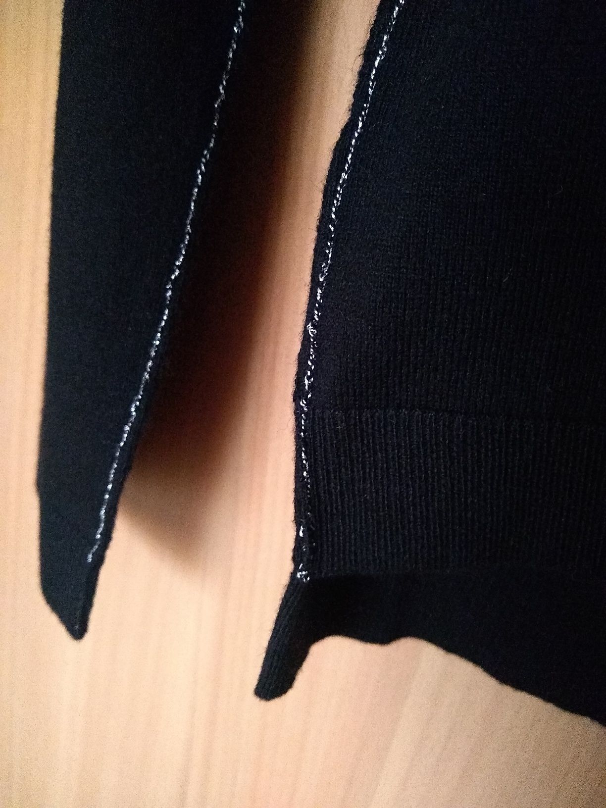 Elegancki włoski damski sweterek by BENETTON, 10% Wełna, XS/S