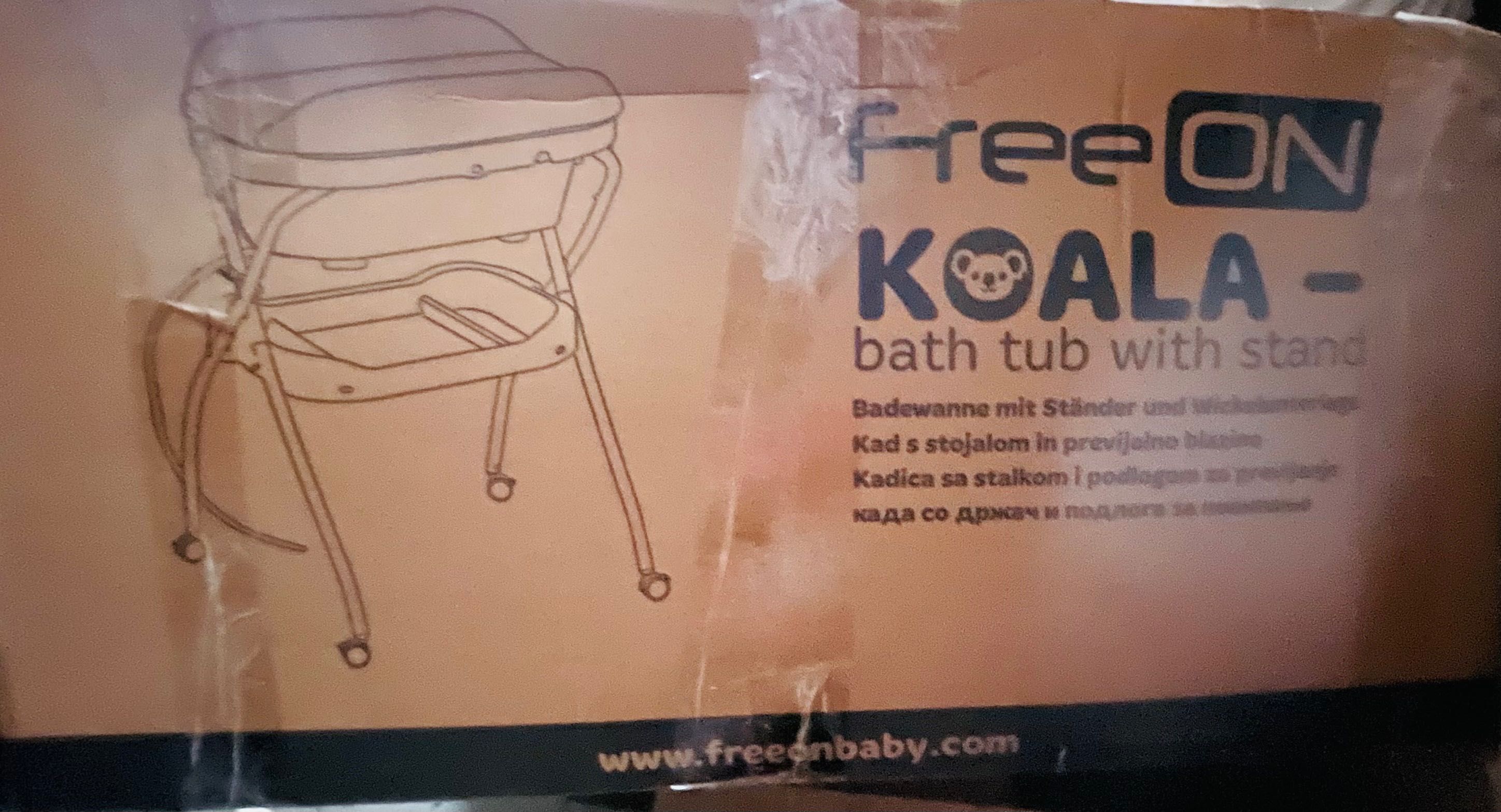 Продам нову дитячу ванночку на підставці зі столиком free on koala