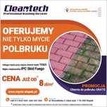 Czyszczenie kostki brukowej - Mycie Polbruku Słupsk | Ustka