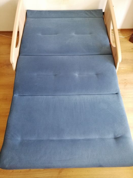 Sofa Brw ida łóżko rozkładana wersalka niebieska blackredwhite brw