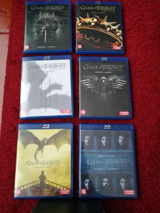 Saga  A Guerra dos Tronos de 1 a 6 temporada