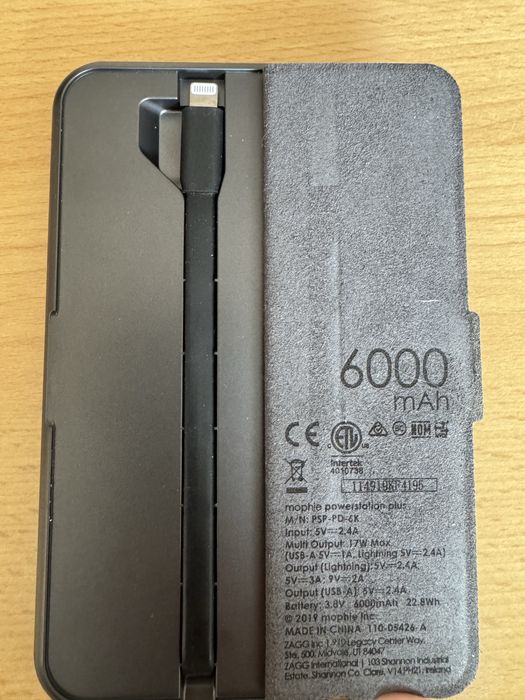 Powerbank marki mophie 6000 mAh