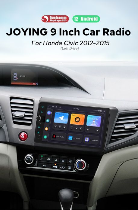 Магнітола Honda Civic 9 покоління 2012 - 2015 р