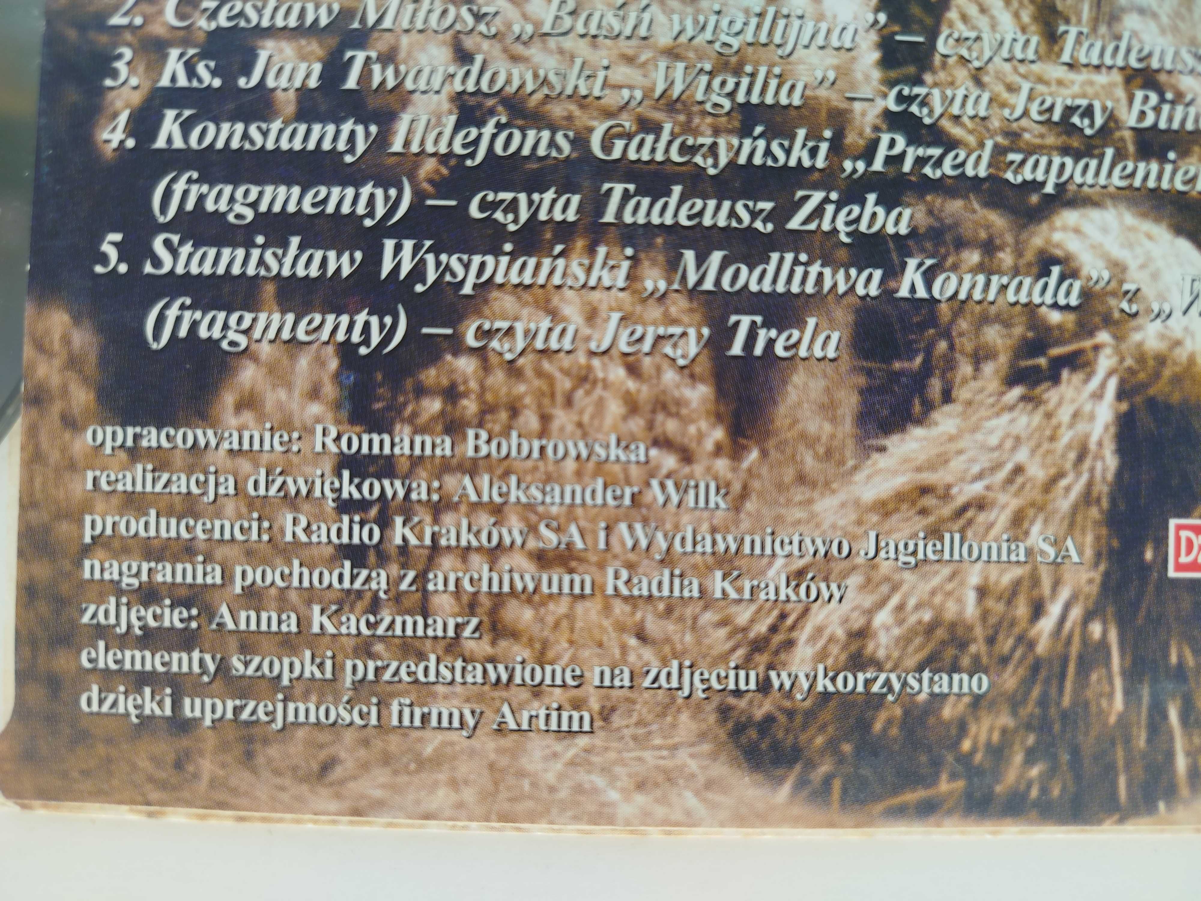 Święta z Poezja CD koperta Trela Globisz Zięba Dziennik Polski