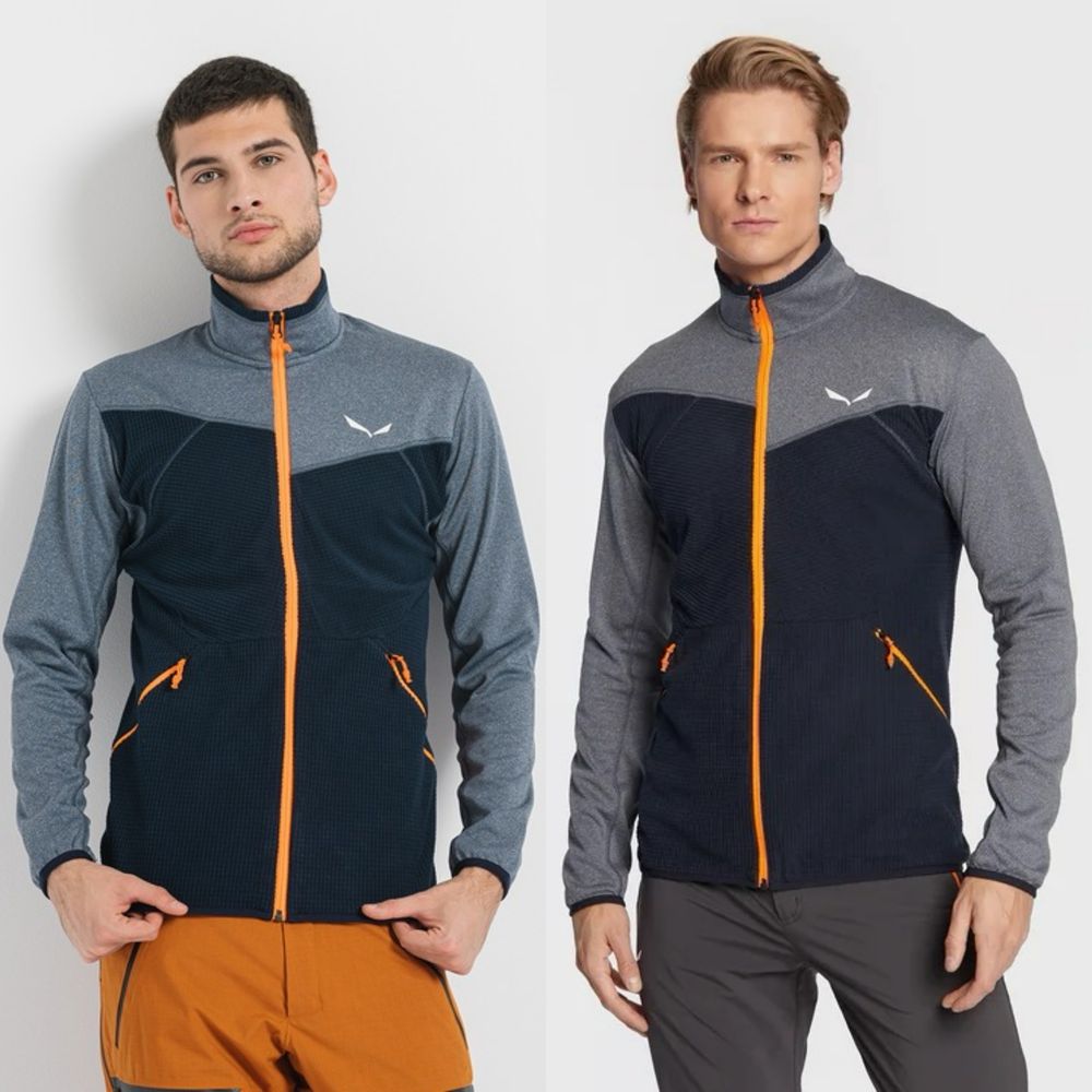Толстовка флиска зипка Salewa Puez Hybrid originals оригинал size S, M