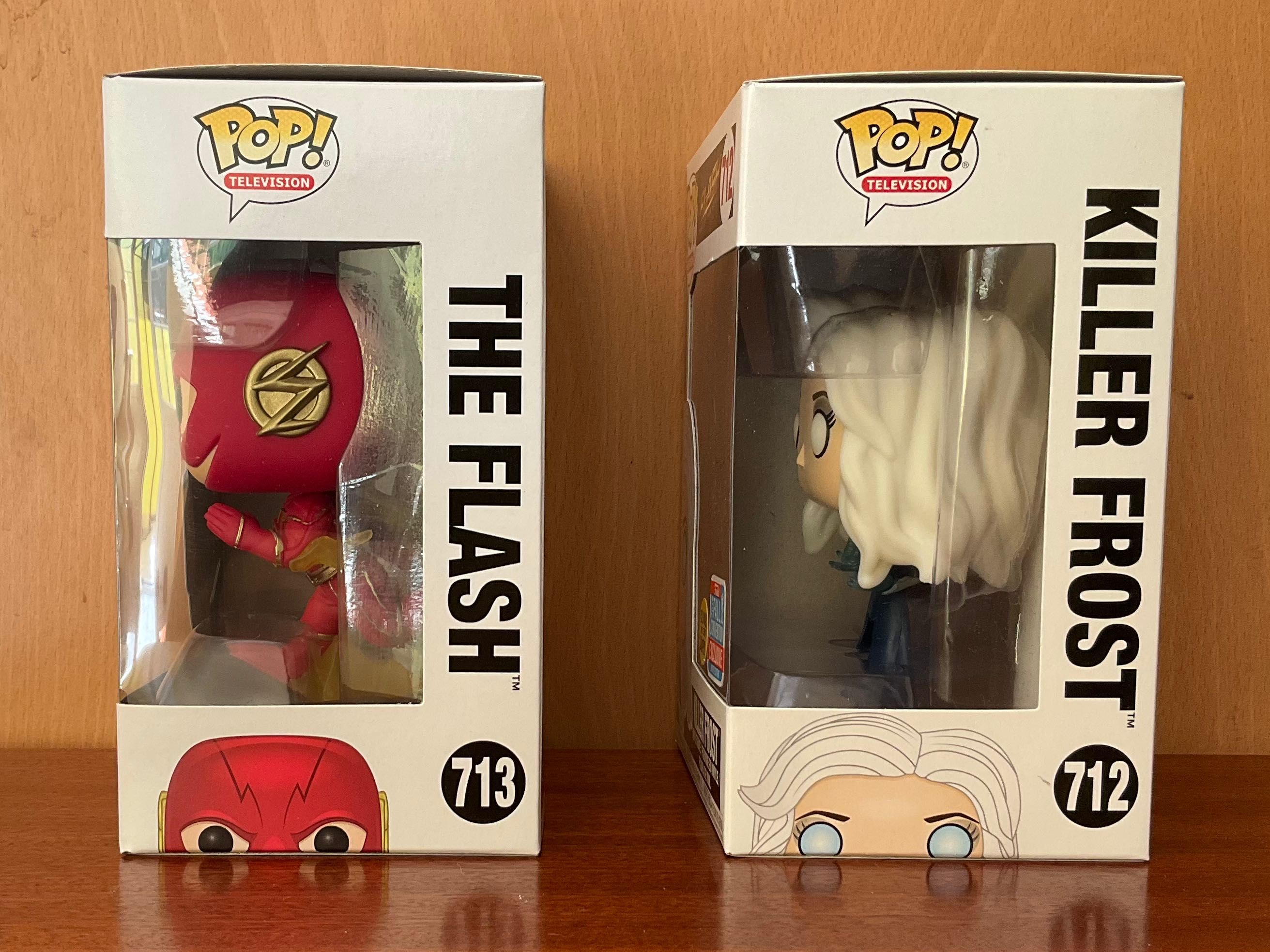 Conjunto Funko POP The Flash - The Flash (713) e Killer Frost (712)