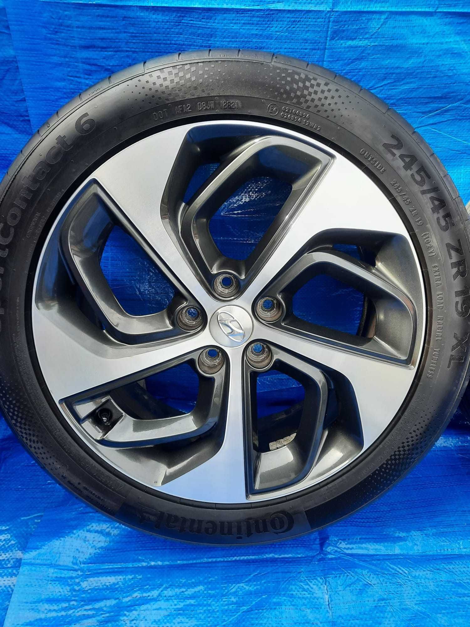 4x Koło Alufelga Hyundai 19" 52910-D7410 7.5JX19