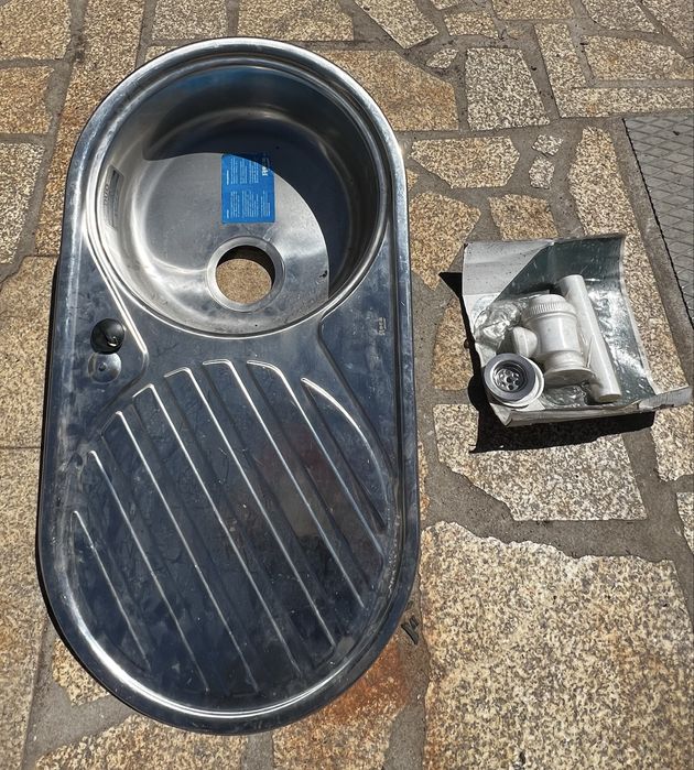 Banca roca inox lava loiça e acessórios NOVO